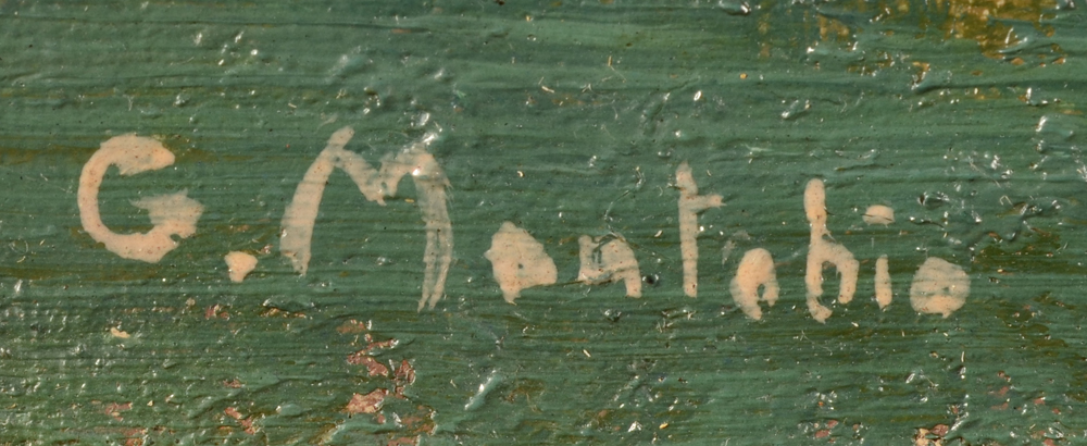 ?Guillaume Montobio — Signature of the artist, bottom left.