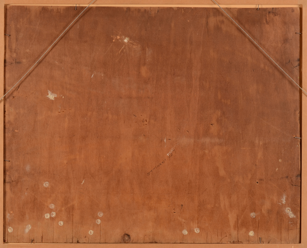 Guillaume Montobio — Back of the painting