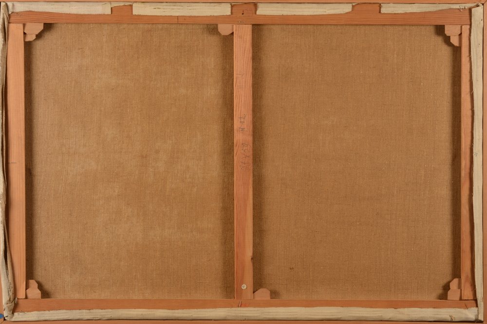 Philippe Morel de Boucle St Denis — Back of the canvas