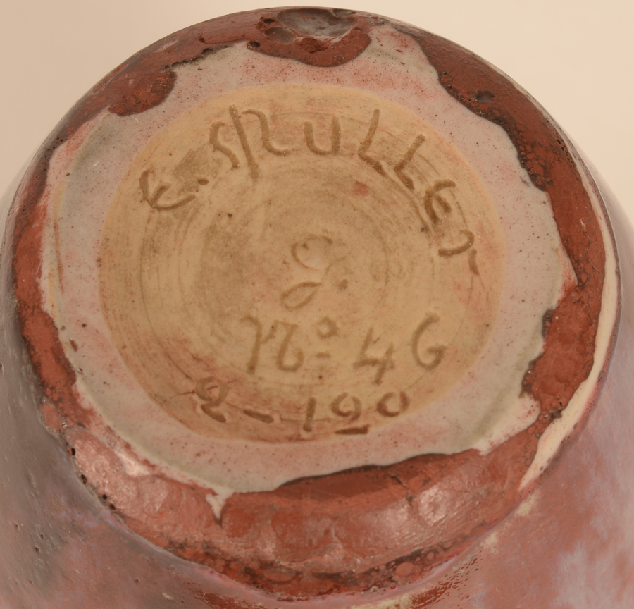 Emile Müller — Marks on the bottom of the base