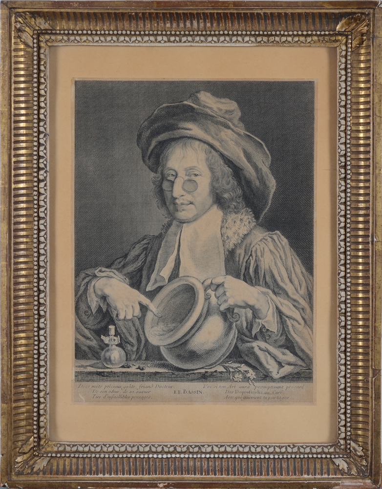 Robert Nanteuil  — the engraving in its frame