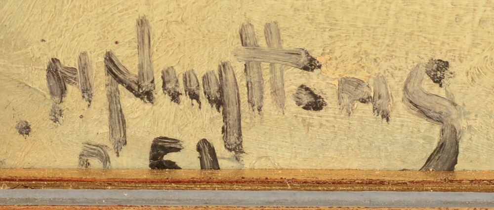 Henri Nuyttens — Signature of the artist and date, bottom left