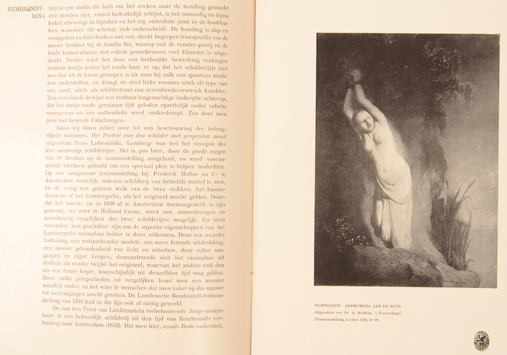 Onze Kunst 1906 — Rembrandtiana article