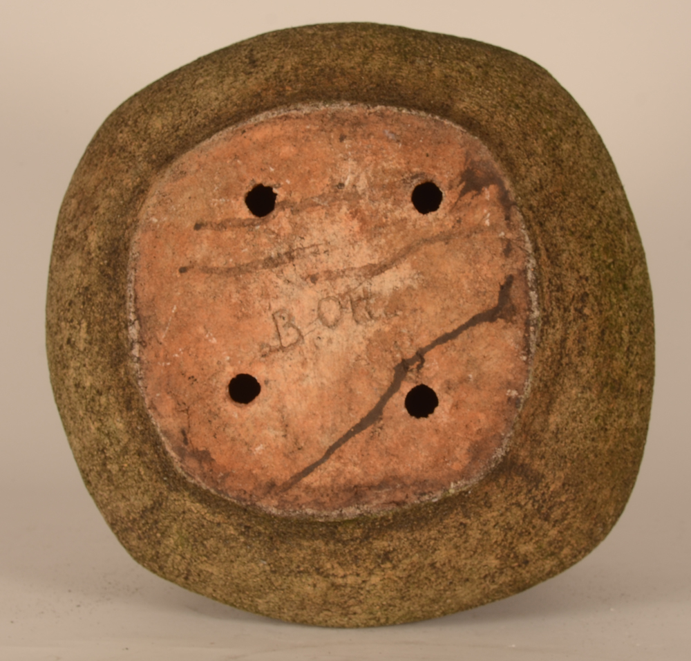 B. Otte Ceramic Stone Sculpture — Bottom of the ceramic sculpture