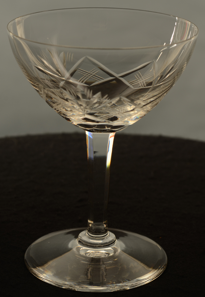 Ouchy champagne coupe — Val St-Lambert Champagne Coupe kristal<br>