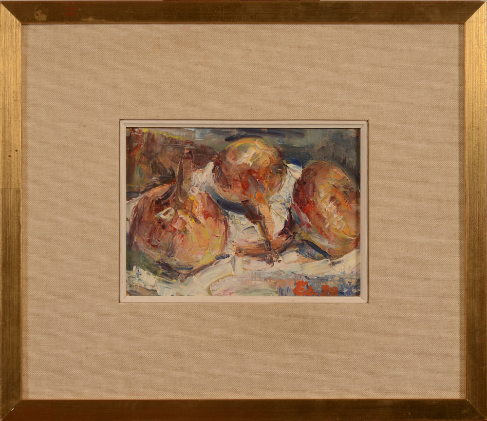 Georges Steel — the painting in its frame