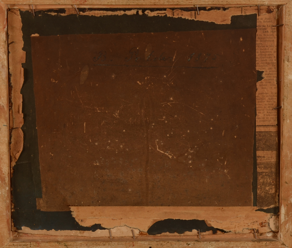 Jean Baptiste Patdor — Back of the painting