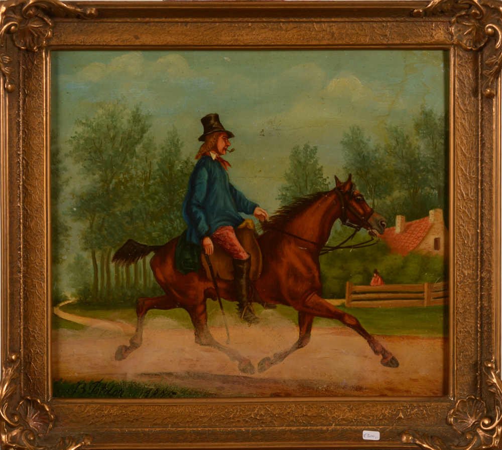 Jean Baptiste Patdor — The painting in its frame