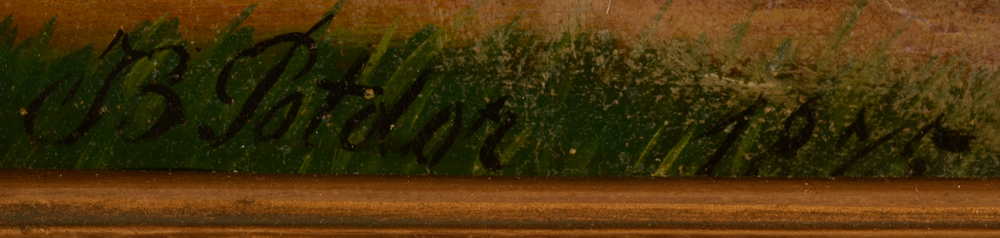 Jean Baptiste Patdor — Signature of the artist and date, bottom left