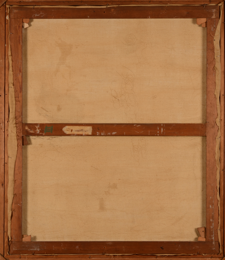 Gaston Pauwels — <p>Back of the canvas</p>