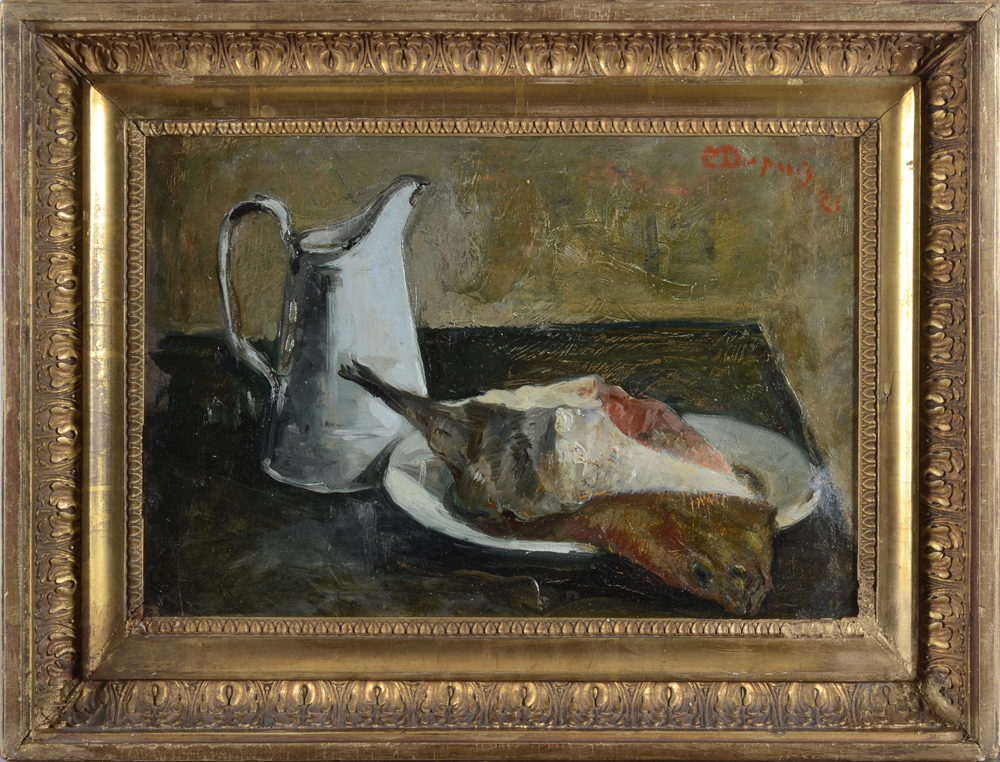 Maurice Dupuis — the painting in an old 19th century frame
