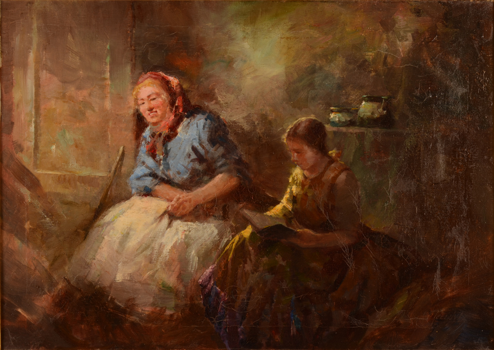 Antal Anton Peczely — The painting without its frame