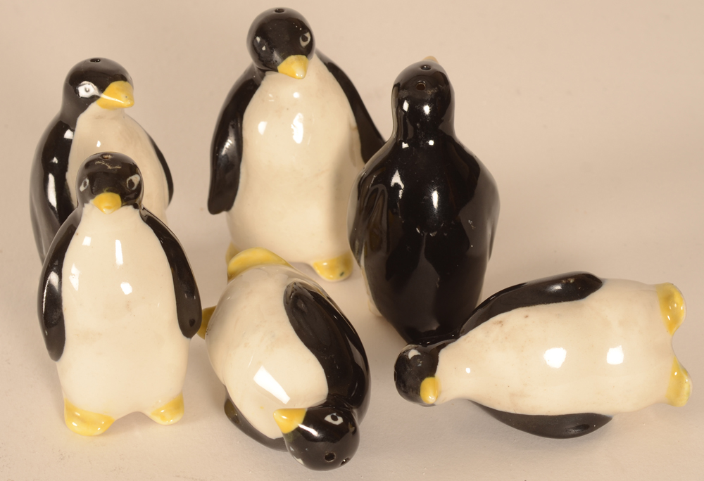 Porcelain penguin salts — Unaible to sit still during the photosession...