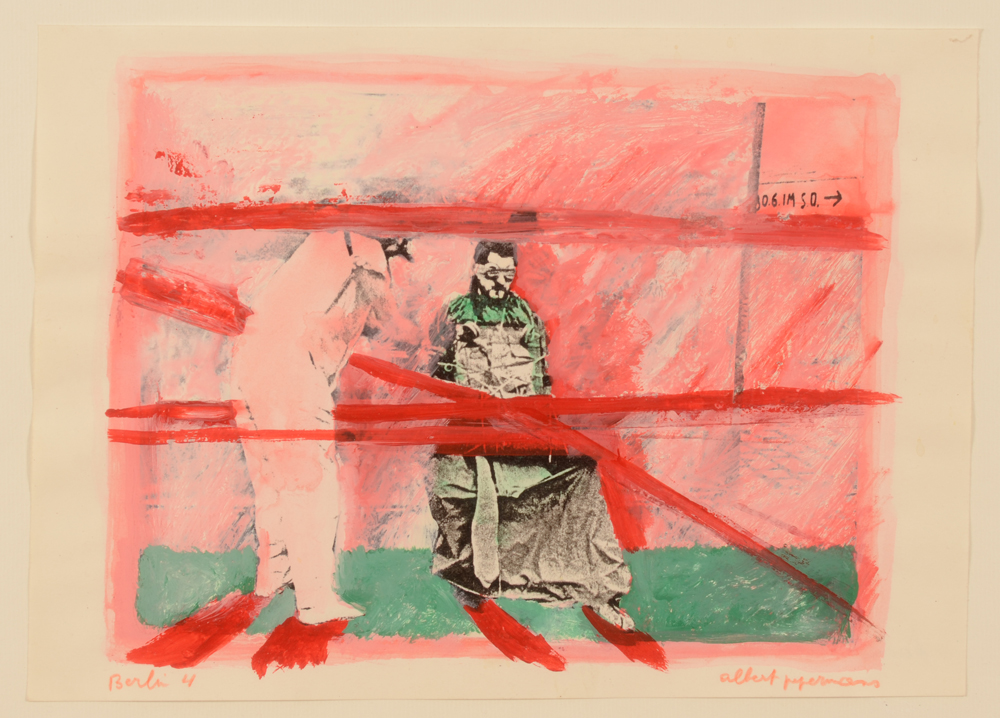 Albert Pepermans — Technique mixte sur papier, signée