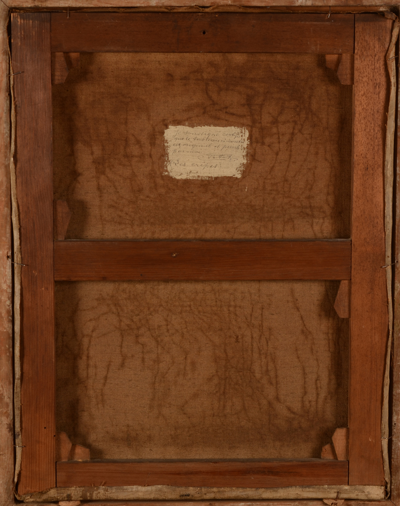 Corneille Petit — Back of the canvas
