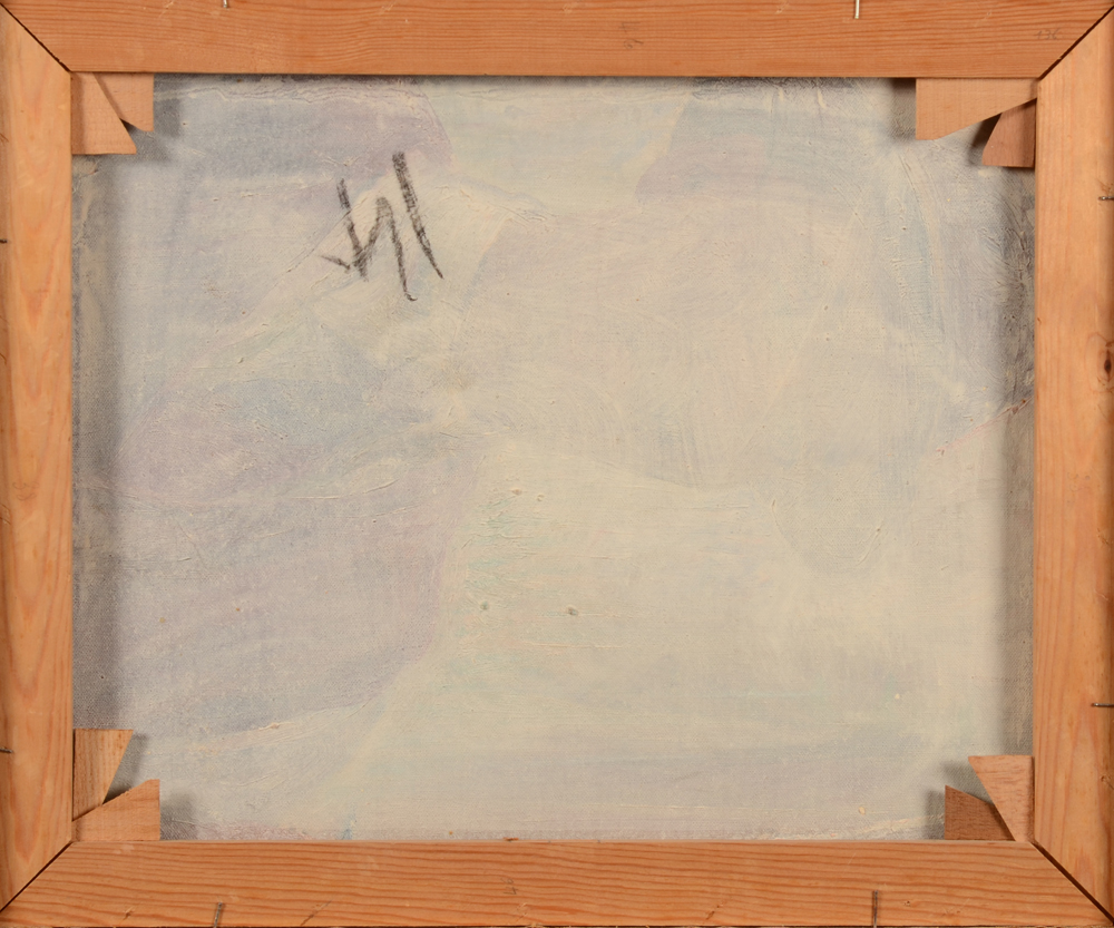 Henri Jean Pontoy — Back of the canvas