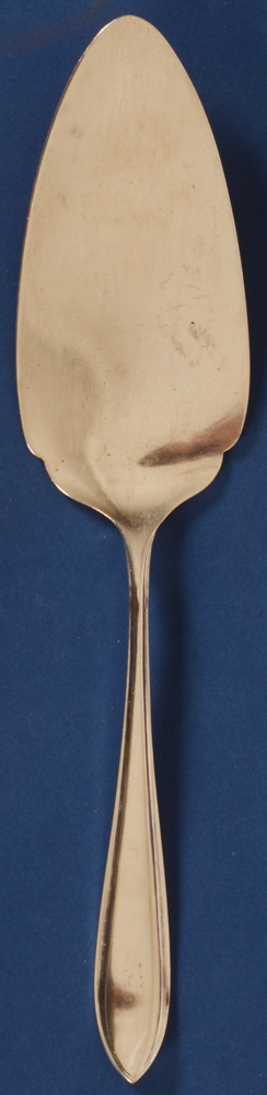silver puntfilet cake server — Pelle à tarte hollandaise en argent massif