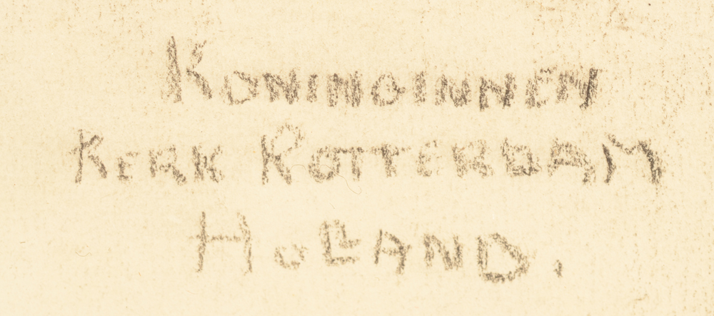 Francois Pycke — Title of the drawing top right