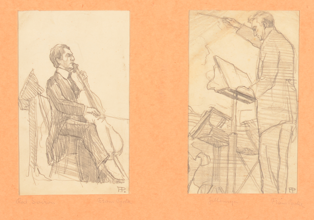 François Pycke Portrait Musicians — Portrait de musiciens