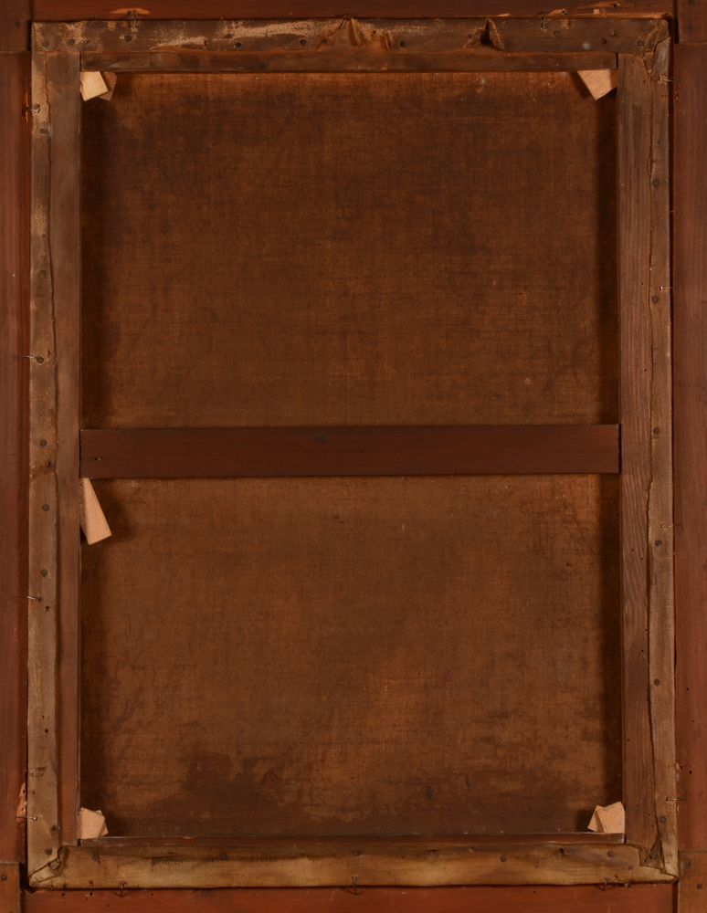 François Pycke — Back of the canvas