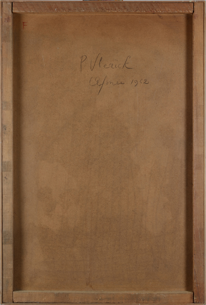 Pierre Vlerick — Back of the painting
