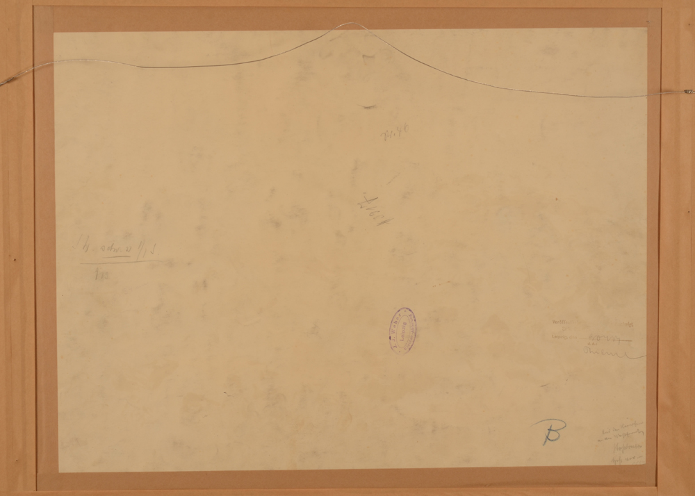A. Reich — Back of the work
