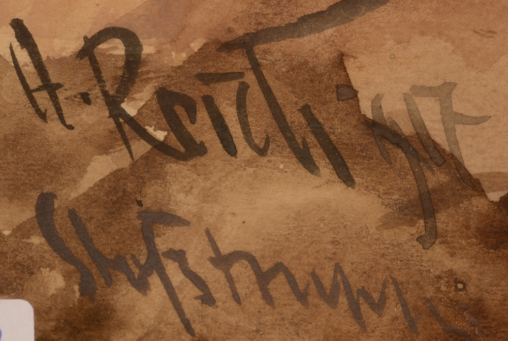 A. Reich — Signature of the artist, title and date bottom left