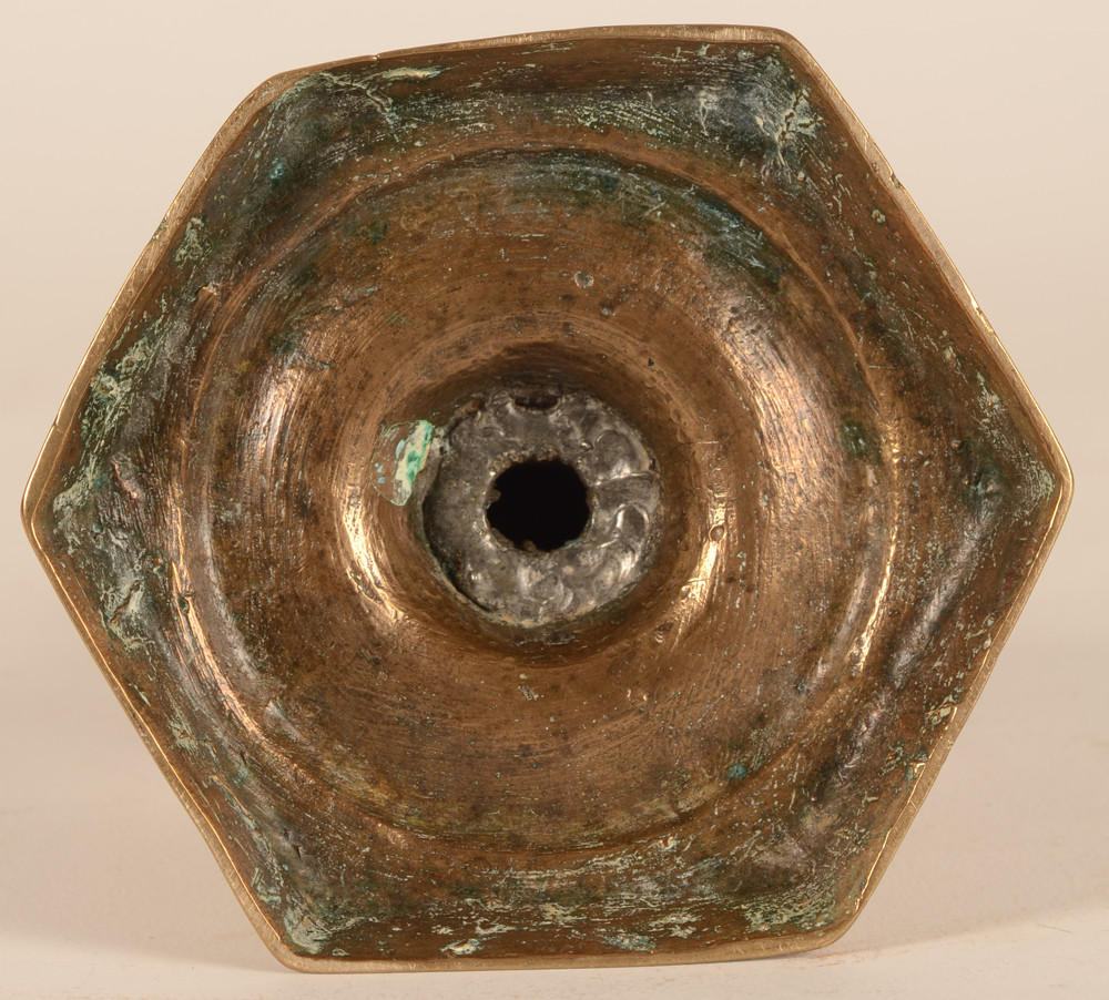 Renaissance baluster candlestick — Base of the candlestick