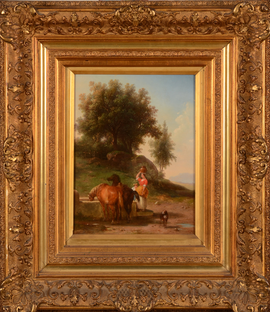 Guillaume Frederic Ronmy — The painting with its frame<br>