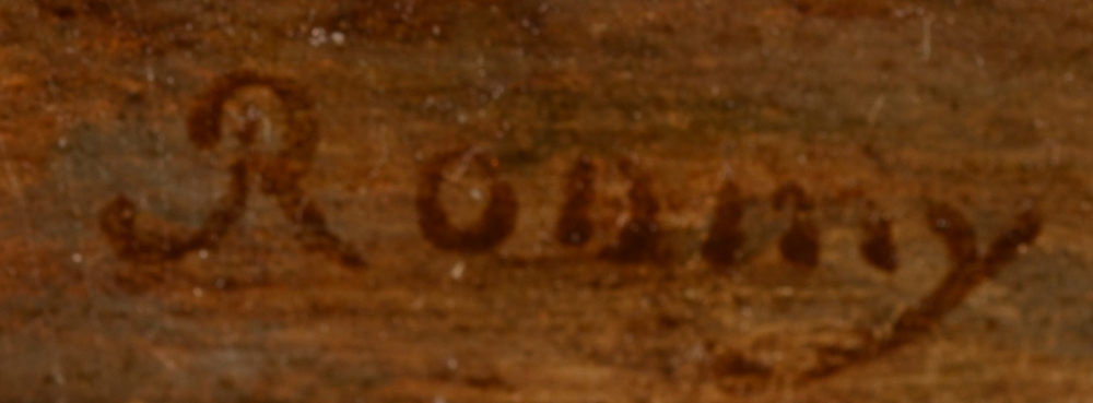 Guillaume Frederic Ronmy — Signature of the artist, bottom left.<br>