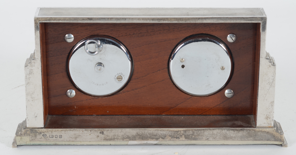 Goldsmiths & Silversmiths Co Ltd (London) — Back of the desk set