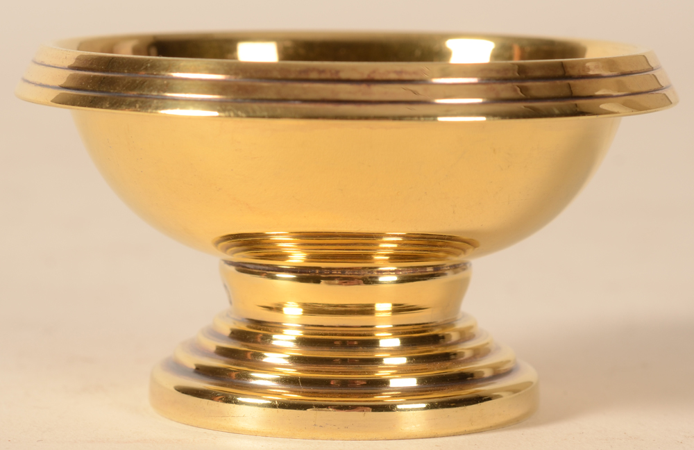 Saglier Frères — Petite coupe en vermeil de style art deco, années '40.