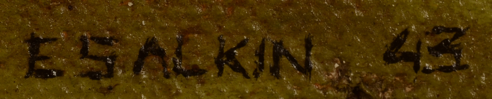 Emile Salkin Cattle Grazing — Signature and date