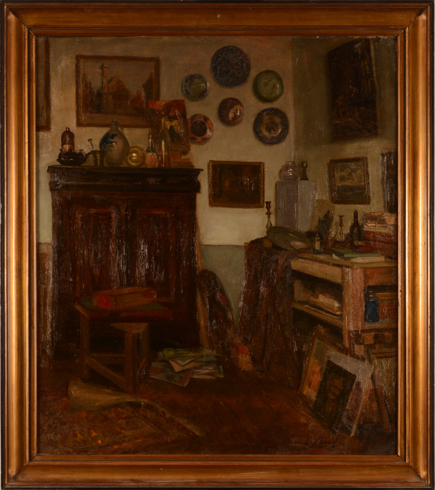 Willy Scaton — the painting in its frame