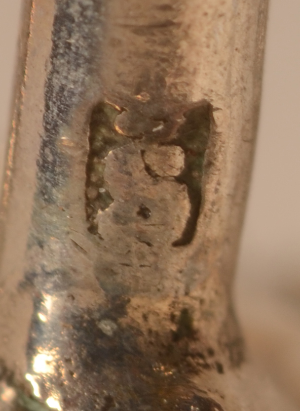 Schapmans — Makers mark on one of the knife rests