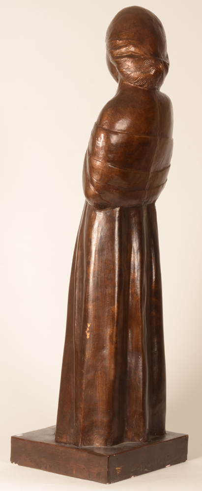 Unknown sculptor — Back and side of the sculpture
