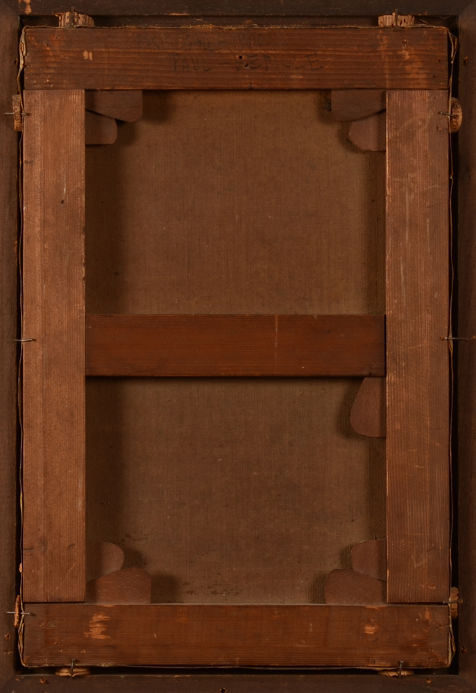 Paul Sedille — Back of the canvas