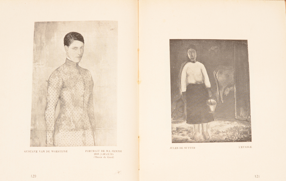 Sélection — Illustration of works by Van de Woestijne and Jules De Sutter