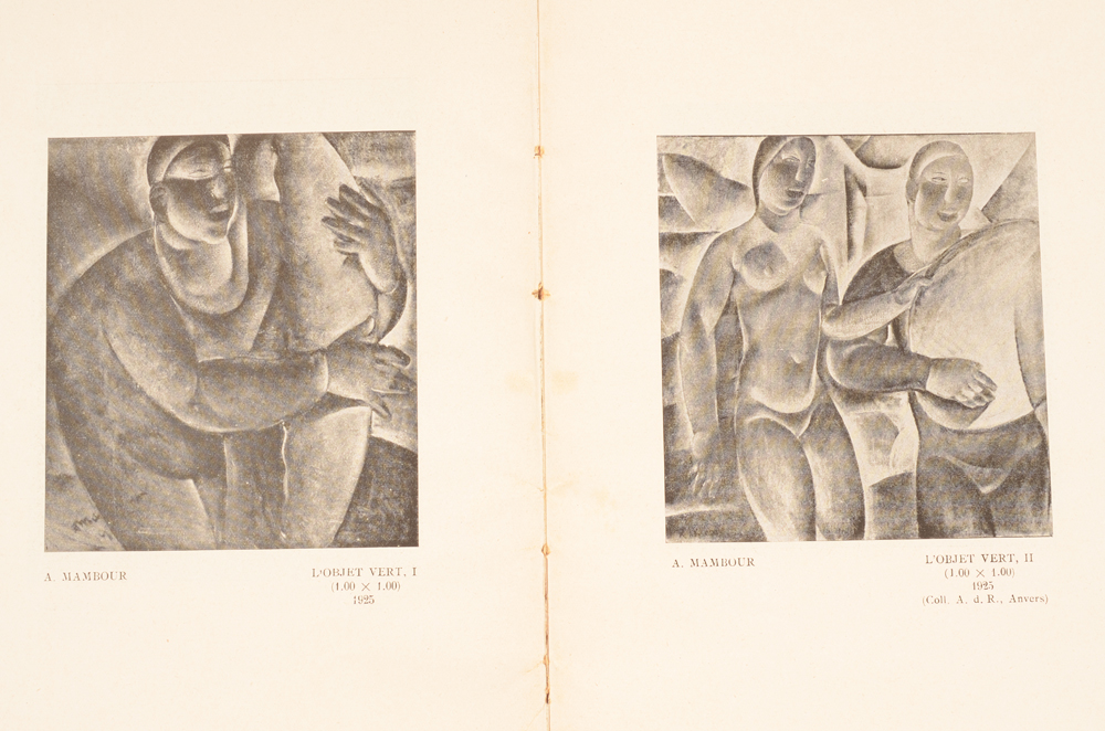 Sélection — A sample of the contents, works by Mambour