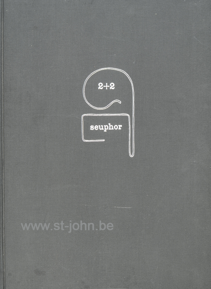 2 + 2, 1984 (book). — <p>
	2 + 2 , edited and printed by De Prentenier, with two etchings signed by Seuphor. This copy numbered 11/30.</p>