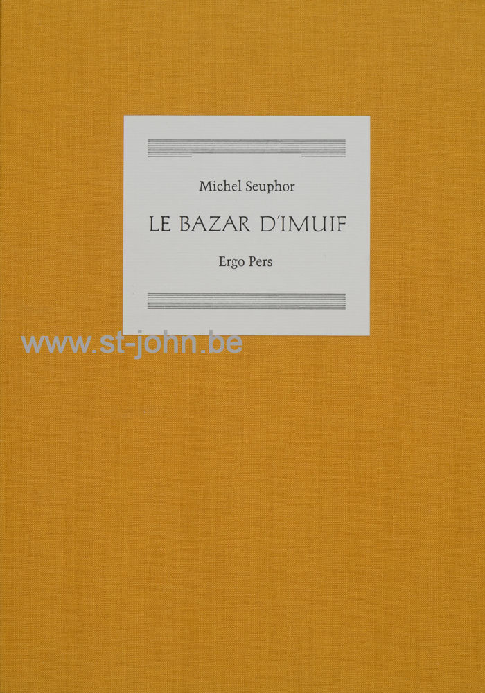 Le Bazar d Imuif, 1995 (book). — <p>
	Le Bazar d'Imuif, deluxe edition with slipcase, edited and printed by Ergo Press, with an etching signed by the artist, this copy numbered 32/40.</p>