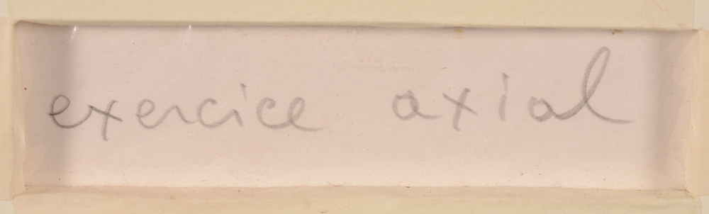 Michel Seuphor — <p>title of the work at the back</p>