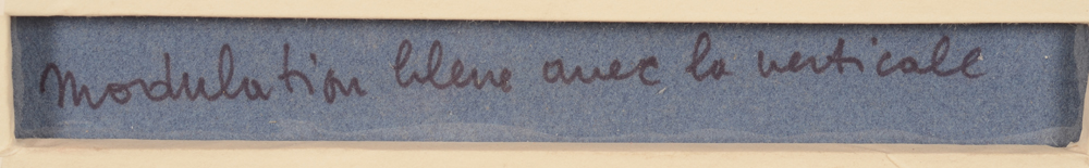 Michel Seuphor — <p>title of the work at the back</p>