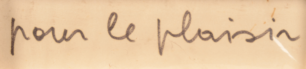Michel Seuphor  — <p>Title of the work at the back</p>