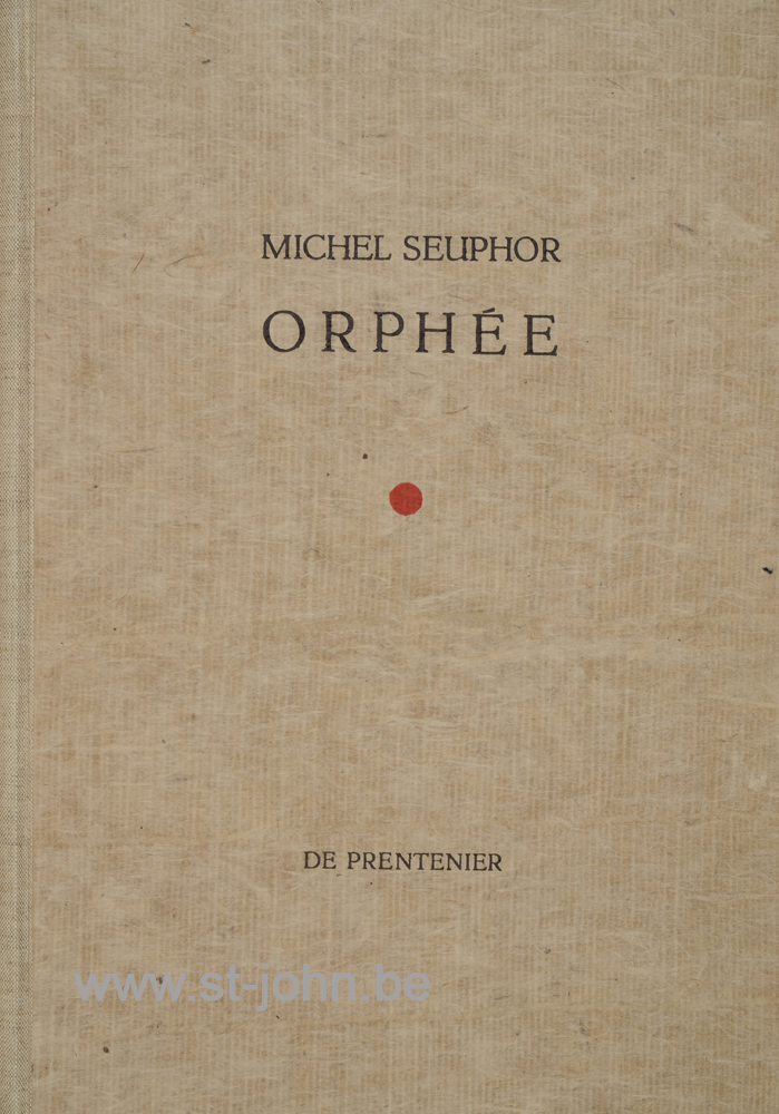Orphee, 1996 (book). — <p>
	Orphee, printed and edited by De Prentenier private press, with two large etchings , signed by the artist. This copy numbered 11/22.</p>