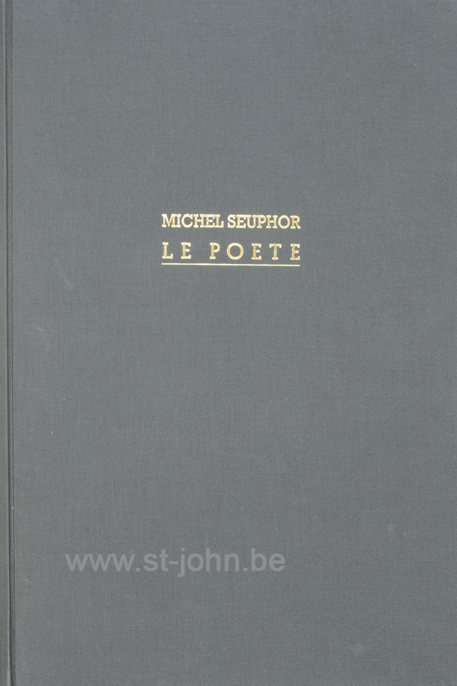 Le Poete, 1992 (book). — <p>
	Le Poete, edited and printed by De Prentenier private press, with one etching and one etching/collage by Seuphor, boh signed. This copy numbered 18/25.</p>