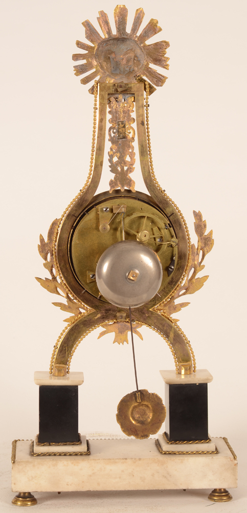 Skeleton Clock — Back of the clock
