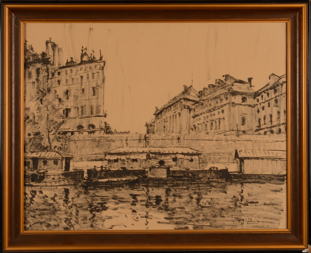 Frans Smeers Paris 1929 — Avec le cadre, imperfections aux coins