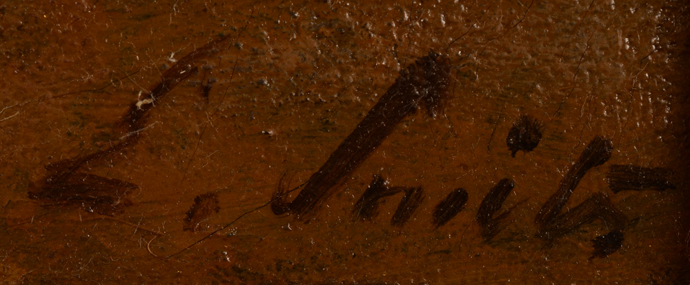 Eugène Smits — Signature of the artist, bottom right