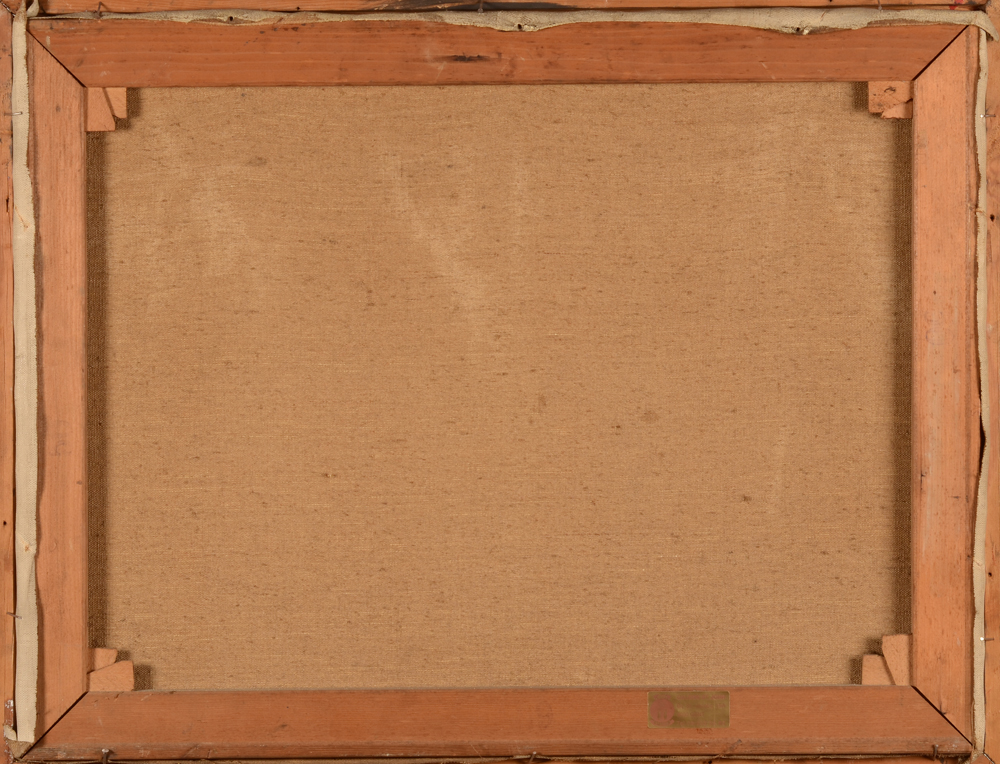 Octave Soudan — Back of the painting